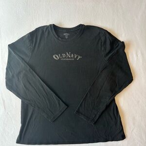 Old Navy Black Long Sleeve Shirt